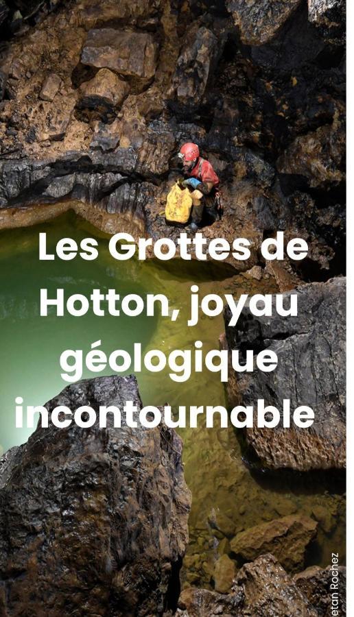 Aux Trois Petits Cochons Hotton Exterior foto